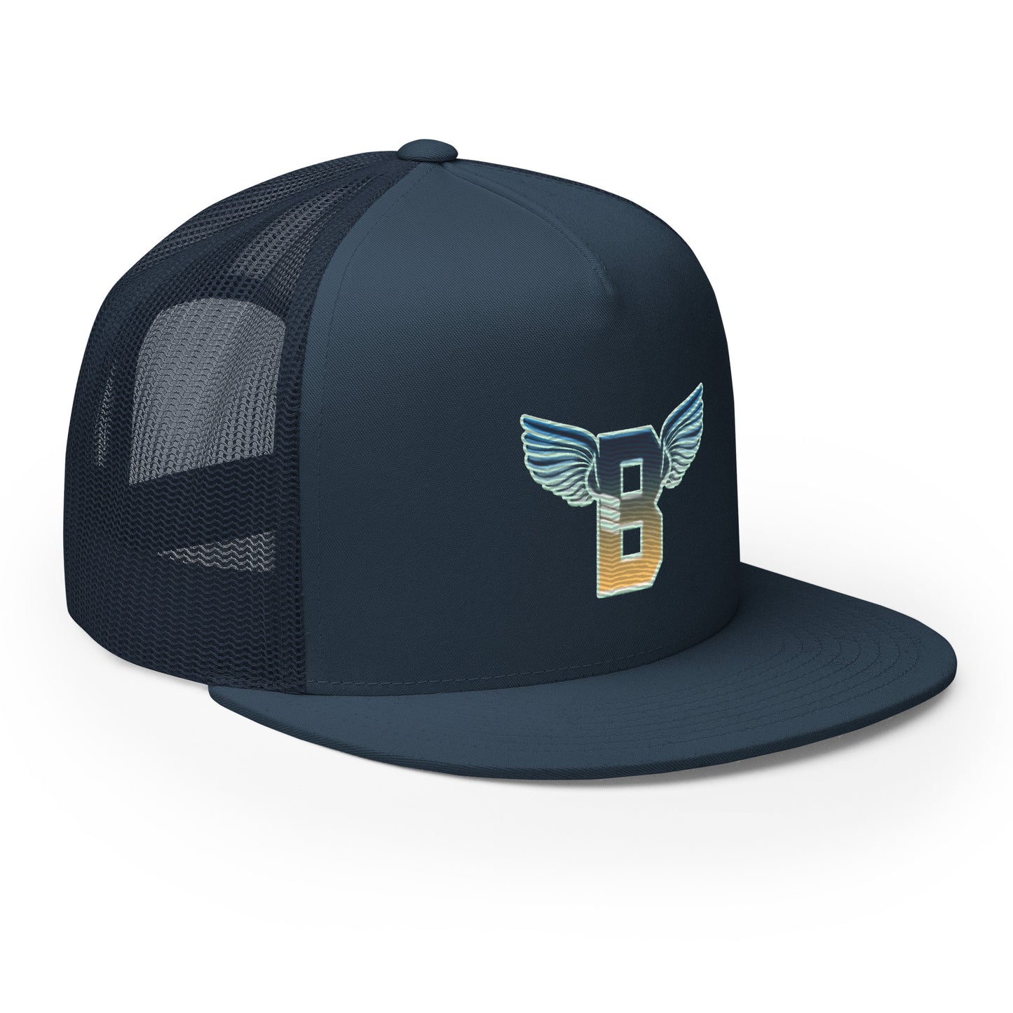 "B" IS FOR BROOKLYN - B-WING MESH SNAPBACK (DUSK GRADIENT EMBOSS)