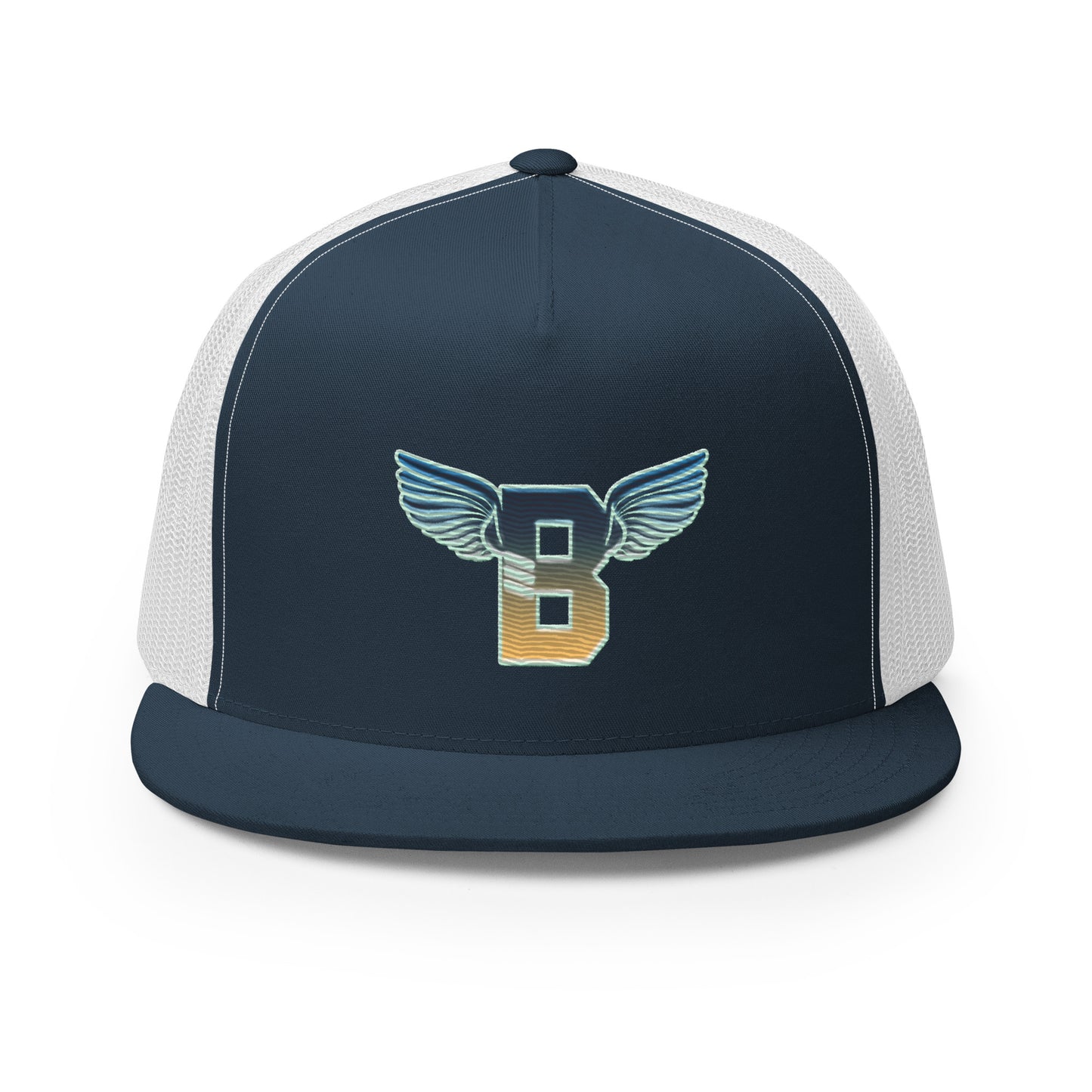 "B" IS FOR BROOKLYN - B-WING MESH SNAPBACK (DUSK GRADIENT EMBOSS)