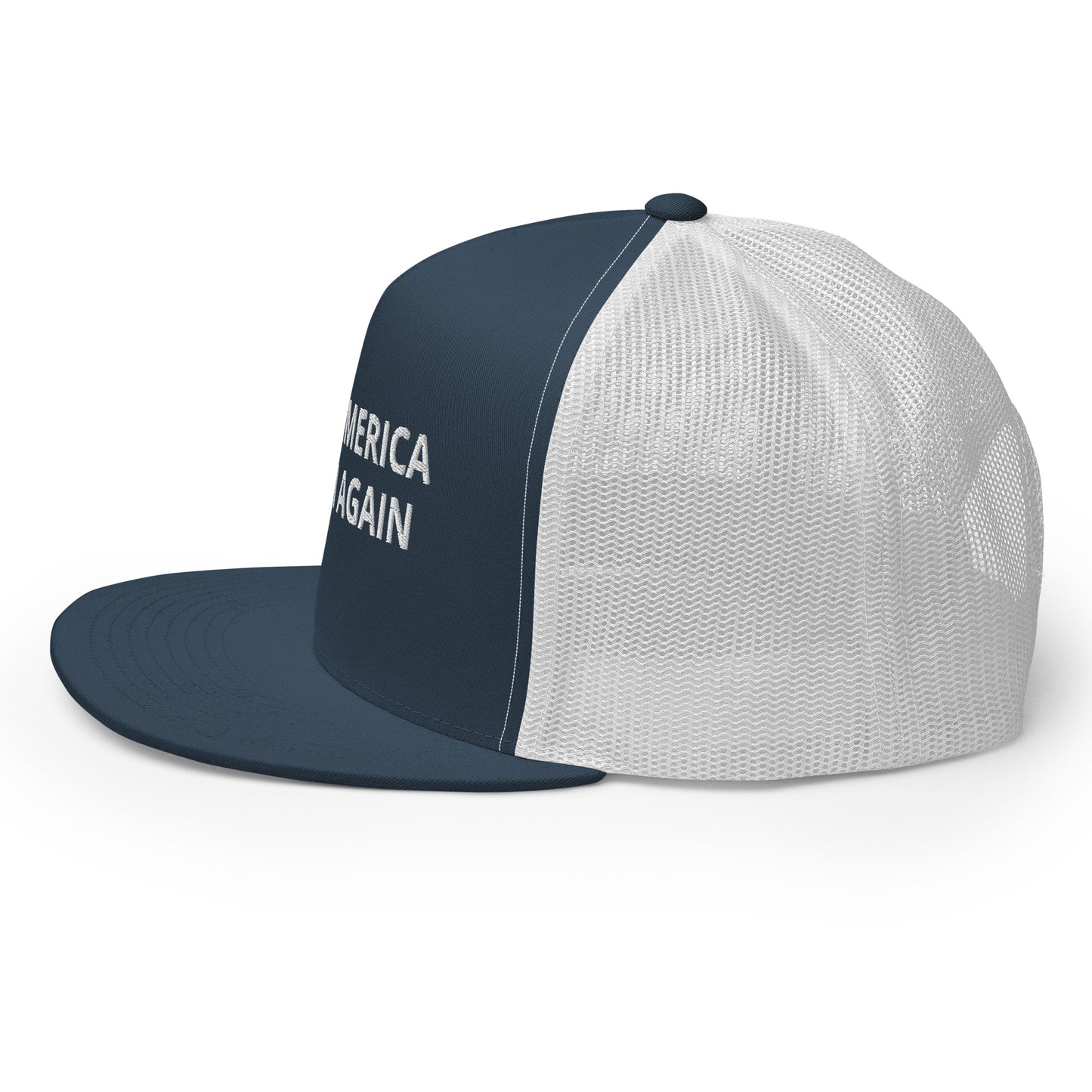 MALA: MAKE AMERICA LAUGH AGAIN MESH SNAPBACK (WHITE)