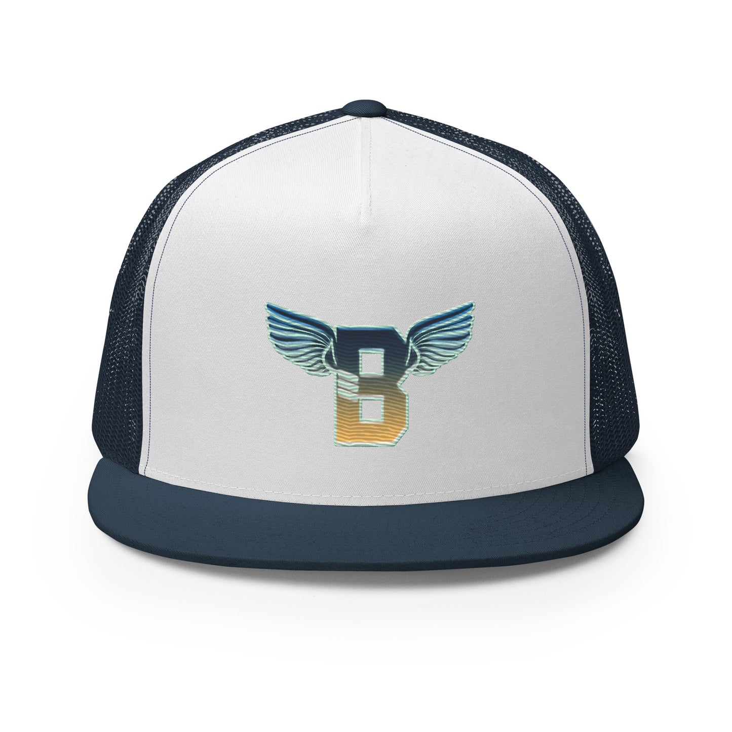 "B" IS FOR BROOKLYN - B-WING MESH SNAPBACK (DUSK GRADIENT EMBOSS)