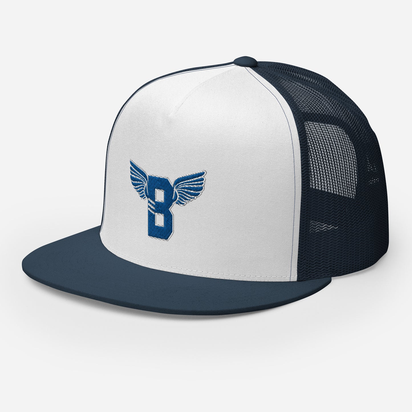 "B" IS FOR BROOKLYN - B-WING MESH SNAPBACK (ROYALE BLUE STITCH)