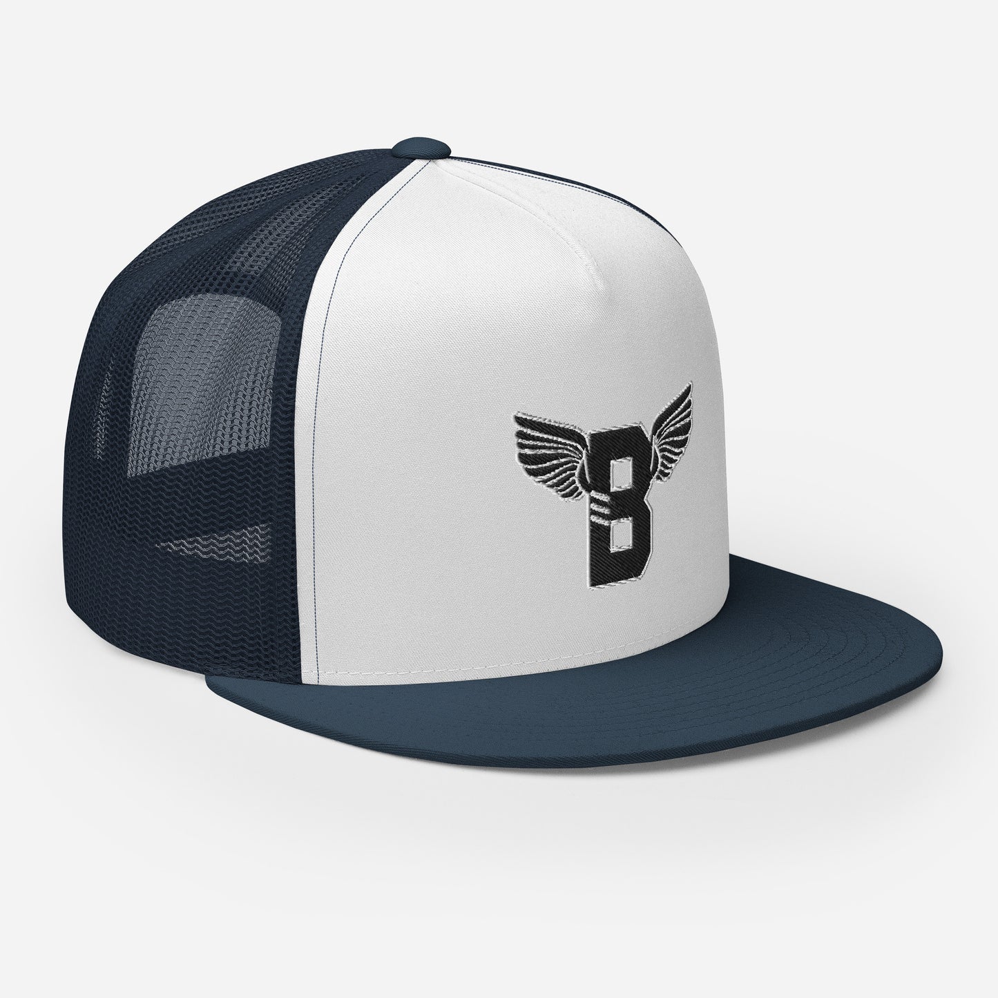 "B" IS FOR BROOKLYN - B-WING MESH SNAPBACK (BLACK STITCH)