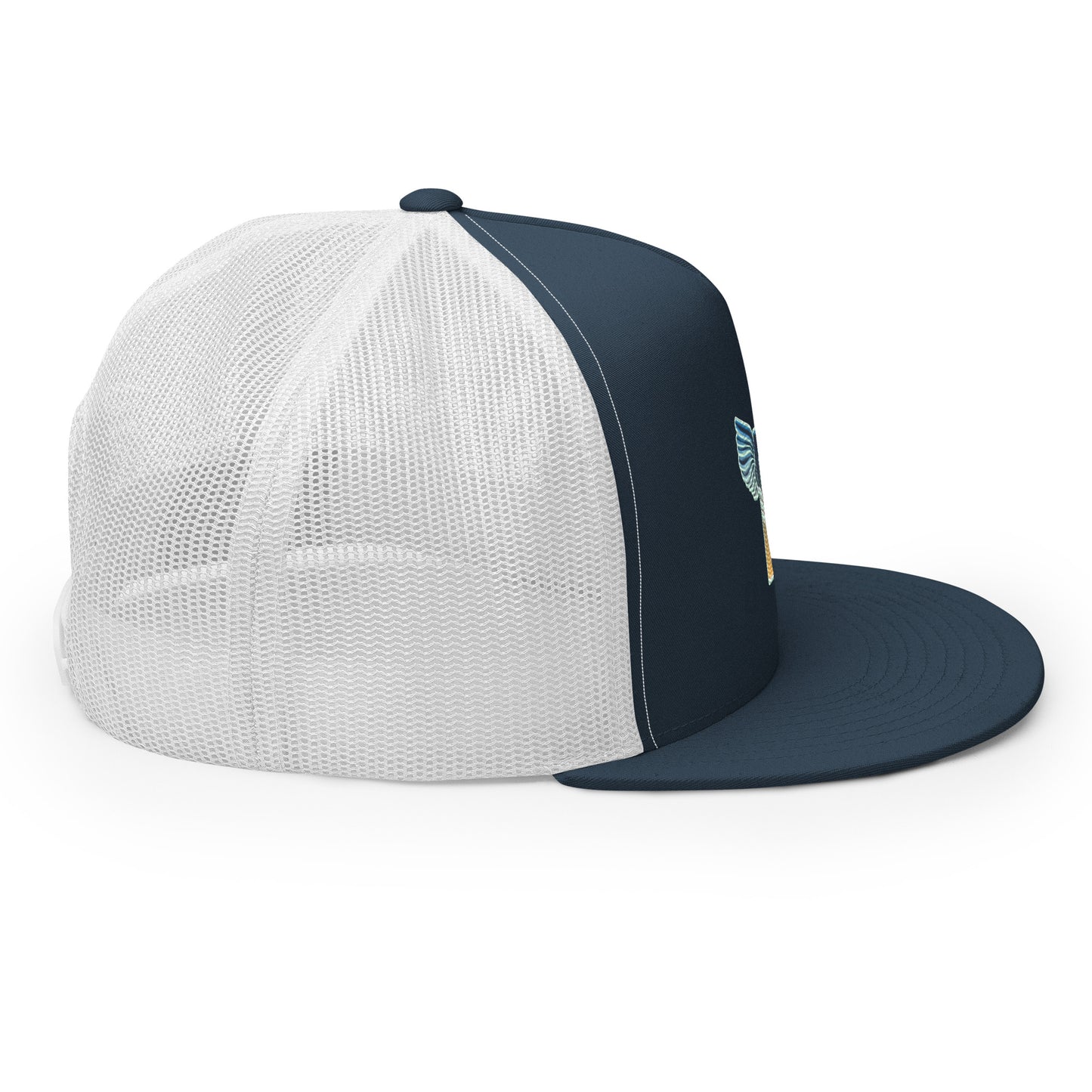 "B" IS FOR BROOKLYN - B-WING MESH SNAPBACK (DUSK GRADIENT EMBOSS)