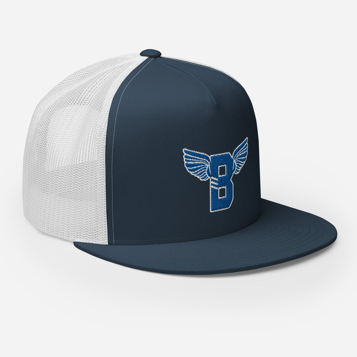 "B" IS FOR BROOKLYN - B-WING MESH SNAPBACK (ROYALE BLUE STITCH)