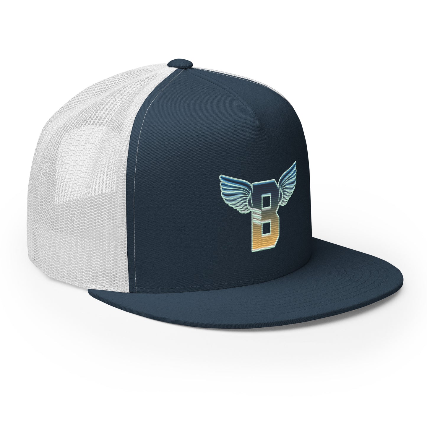 "B" IS FOR BROOKLYN - B-WING MESH SNAPBACK (DUSK GRADIENT EMBOSS)