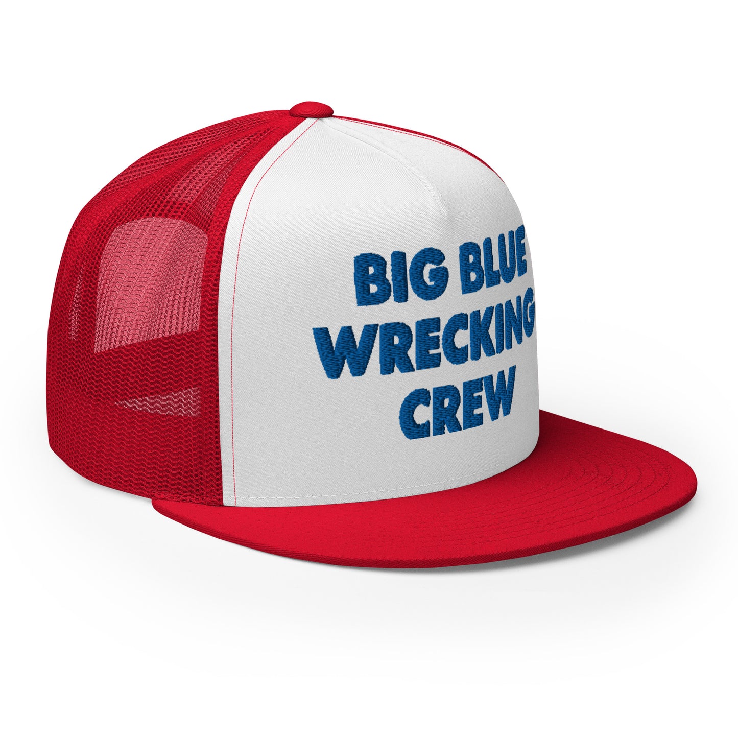 BIG BLUE WRECKING CREW MESH SNAPBACK