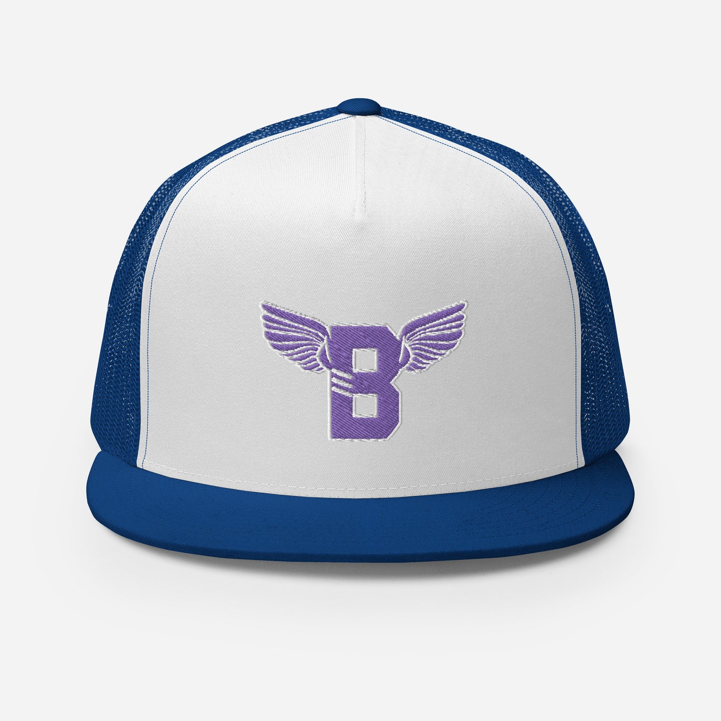 "B" IS FOR BROOKLYN - B-WING MESH SNAPBACK (PURPLE STITCH)