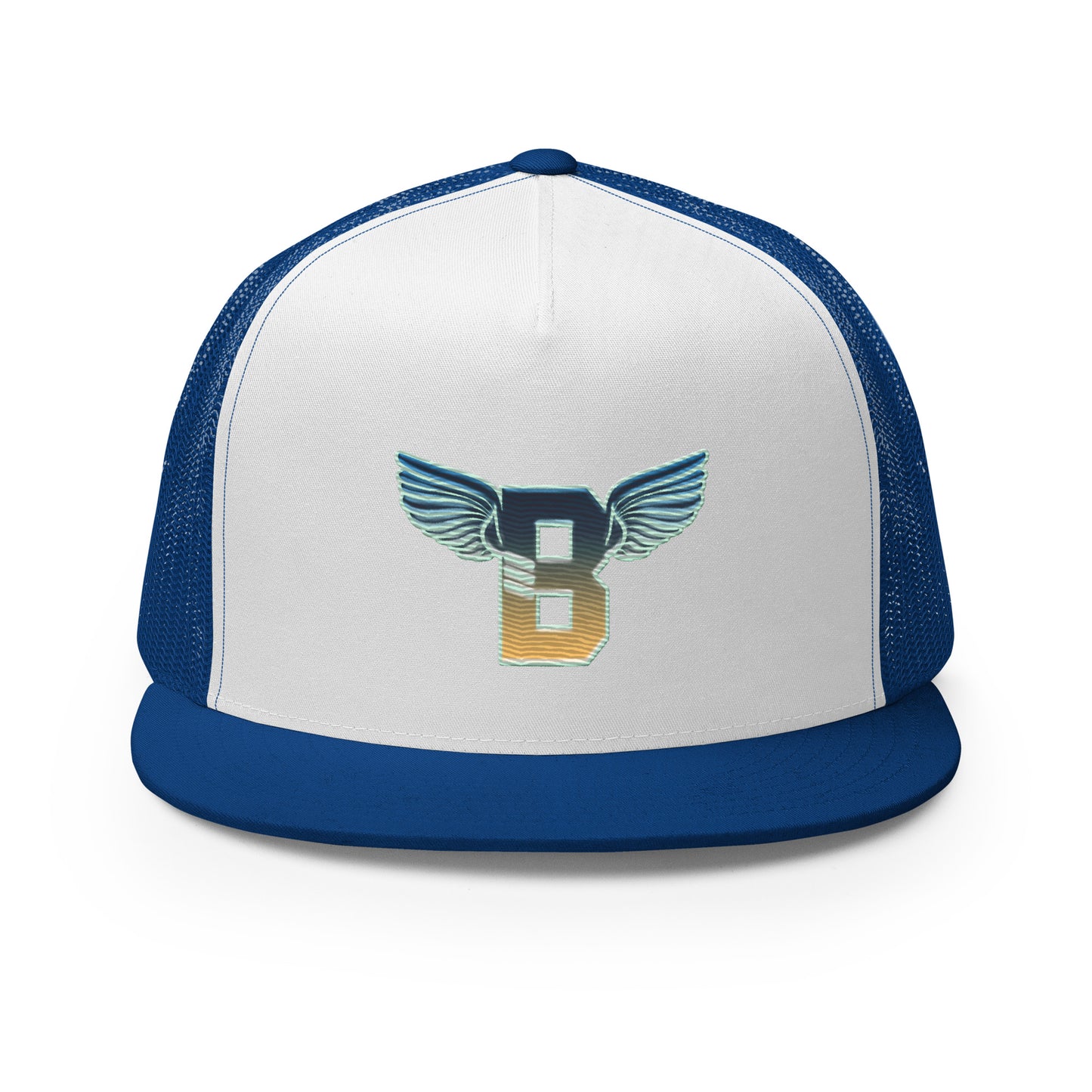 "B" IS FOR BROOKLYN - B-WING MESH SNAPBACK (DUSK GRADIENT EMBOSS)