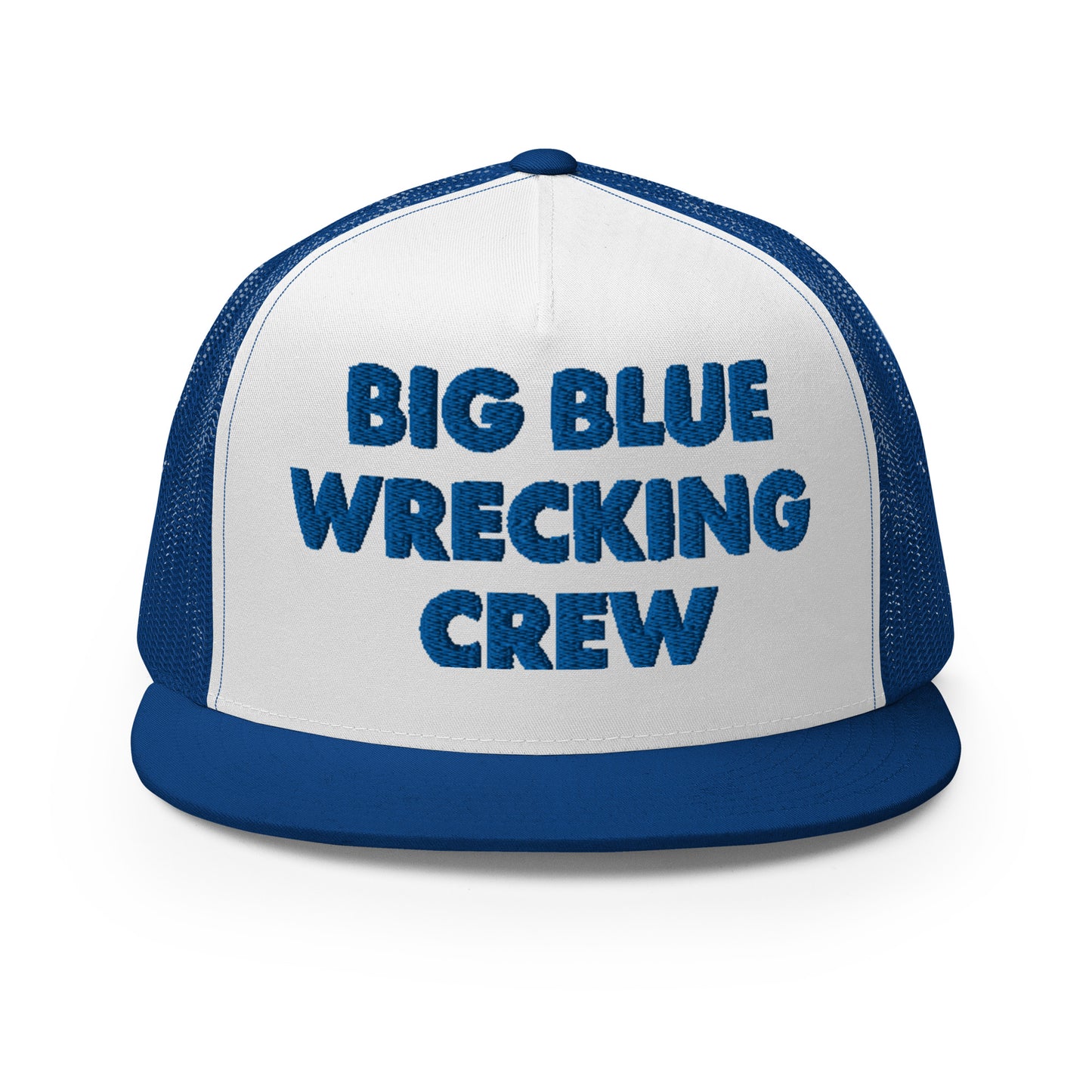 BIG BLUE WRECKING CREW MESH SNAPBACK