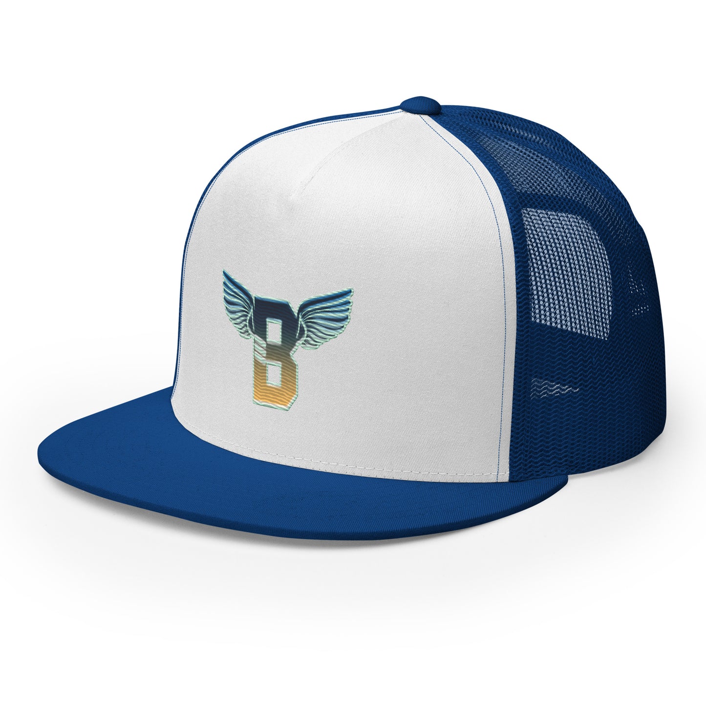 "B" IS FOR BROOKLYN - B-WING MESH SNAPBACK (DUSK GRADIENT EMBOSS)