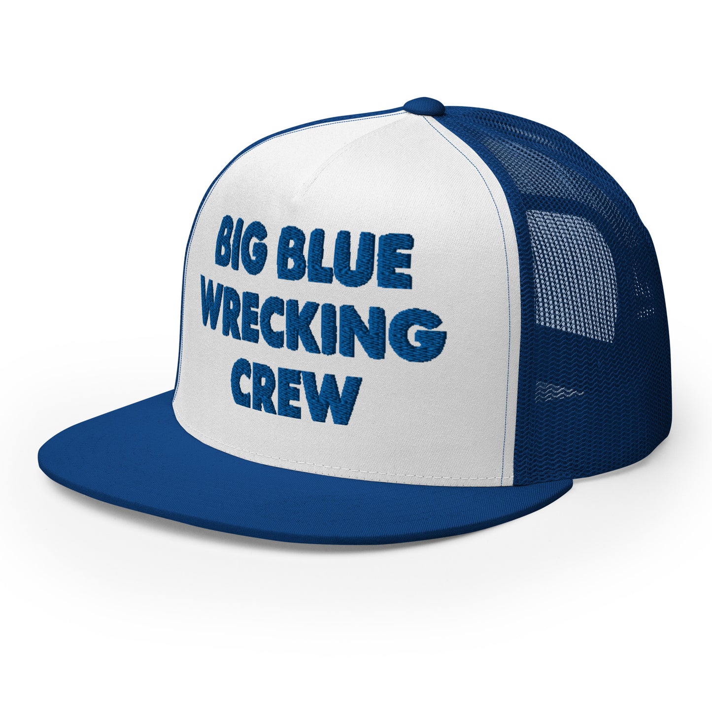 BIG BLUE WRECKING CREW MESH SNAPBACK