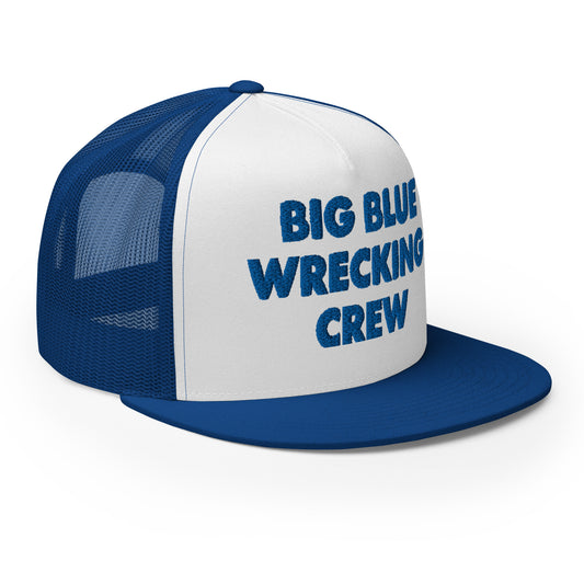 BIG BLUE WRECKING CREW MESH SNAPBACK