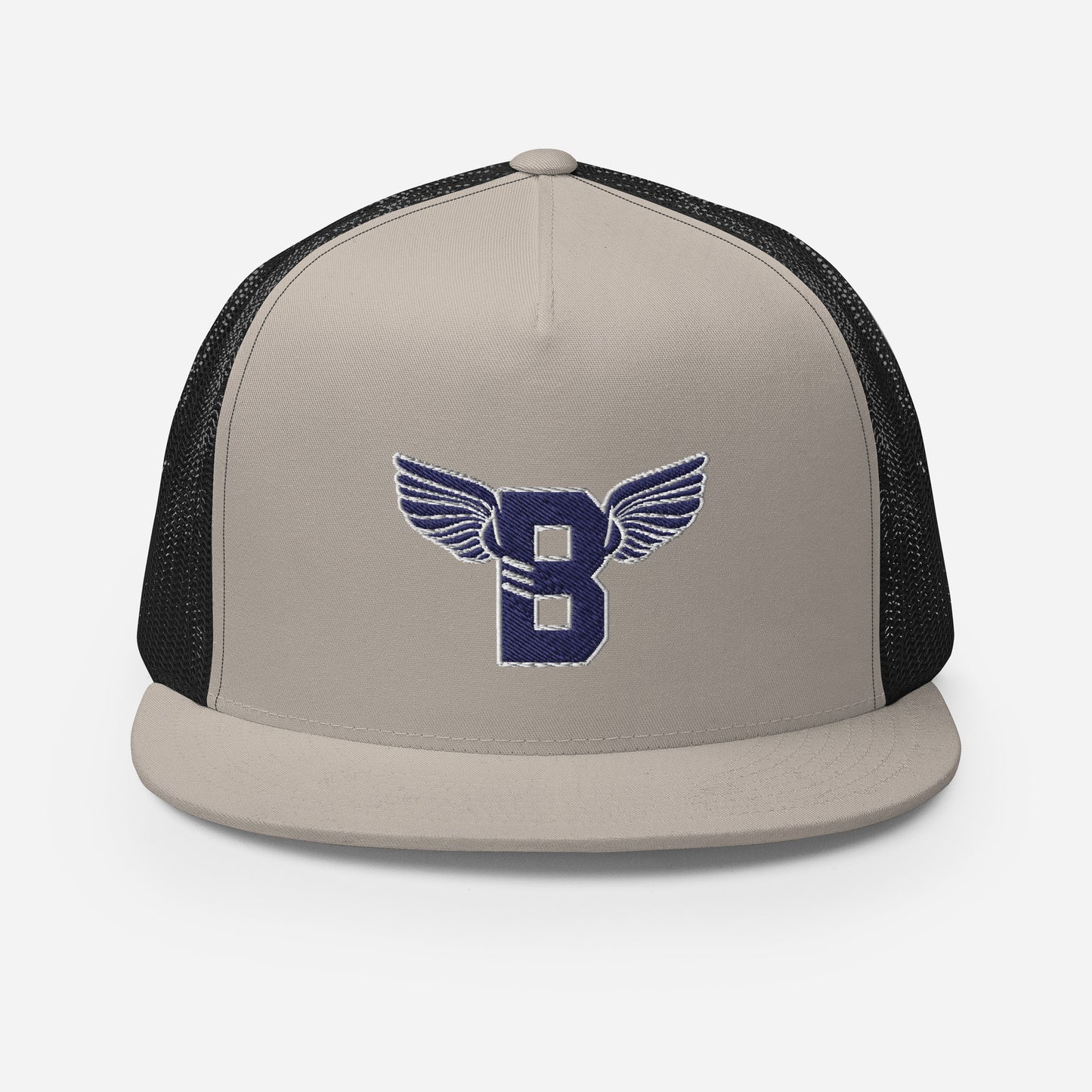 "B" IS FOR BROOKLYN - B-WING MESH SNAPBACK (NAVY BLUE STITCH)