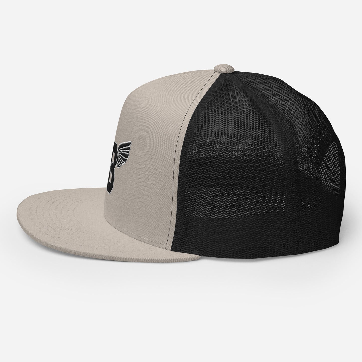 "B" IS FOR BROOKLYN - B-WING MESH SNAPBACK (BLACK STITCH)