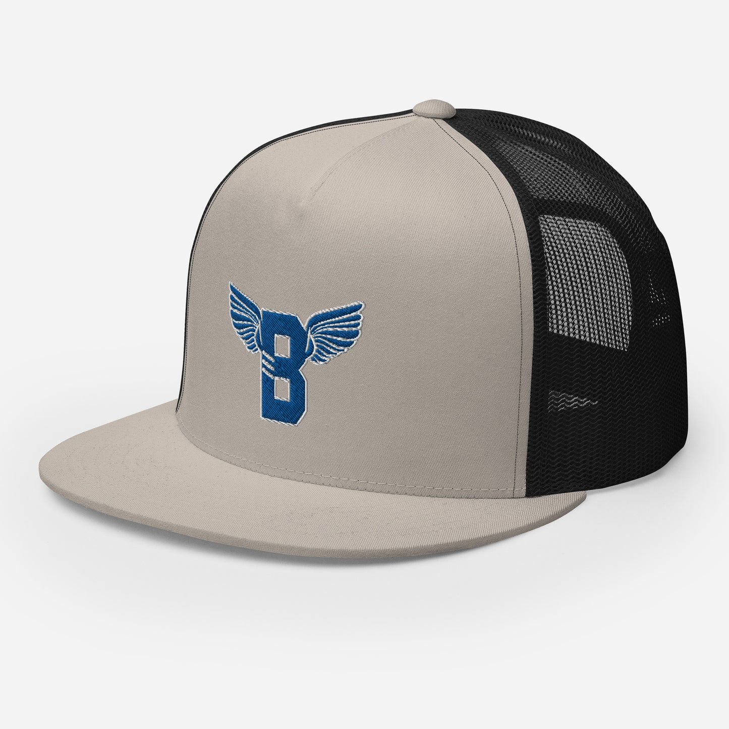 "B" IS FOR BROOKLYN - B-WING MESH SNAPBACK (ROYALE BLUE STITCH)