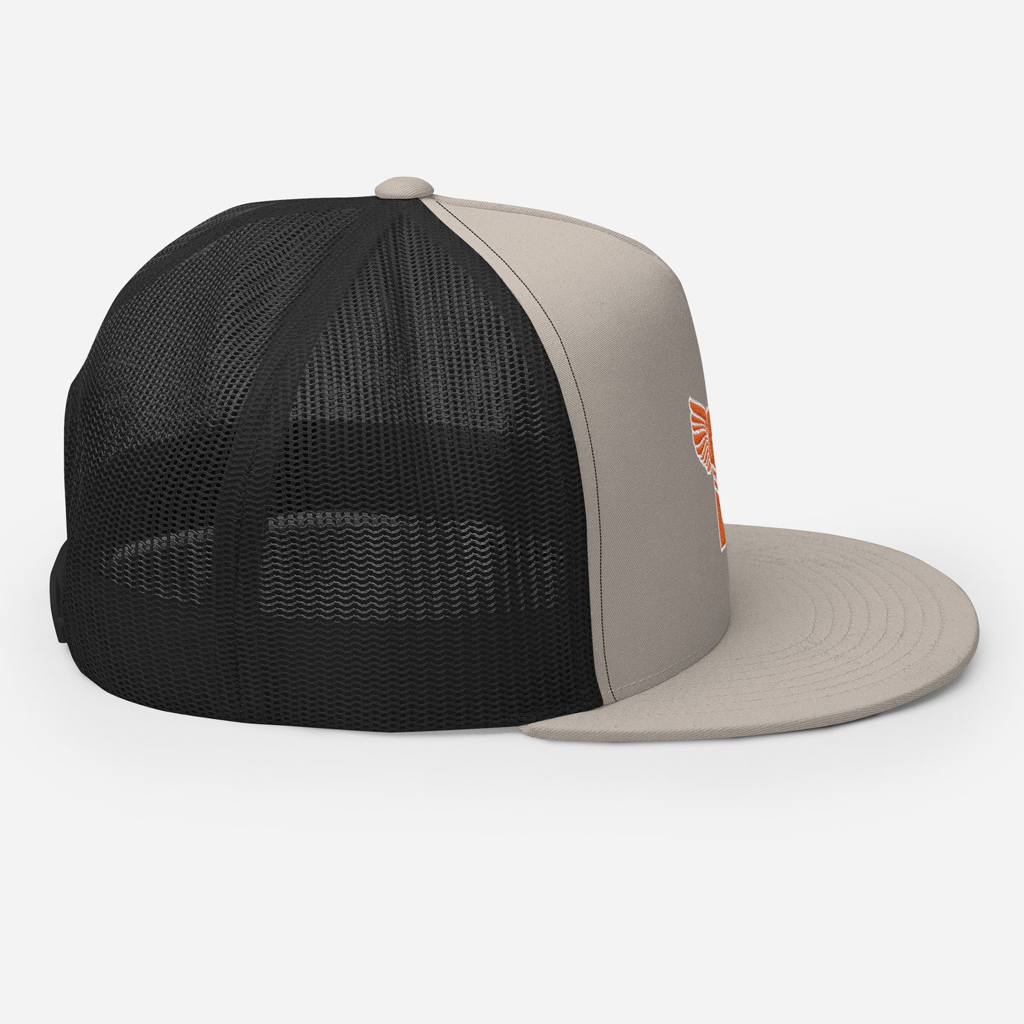 "B" IS FOR BROOKLYN - B-WING MESH SNAPBACK (ORANGE STITCH)