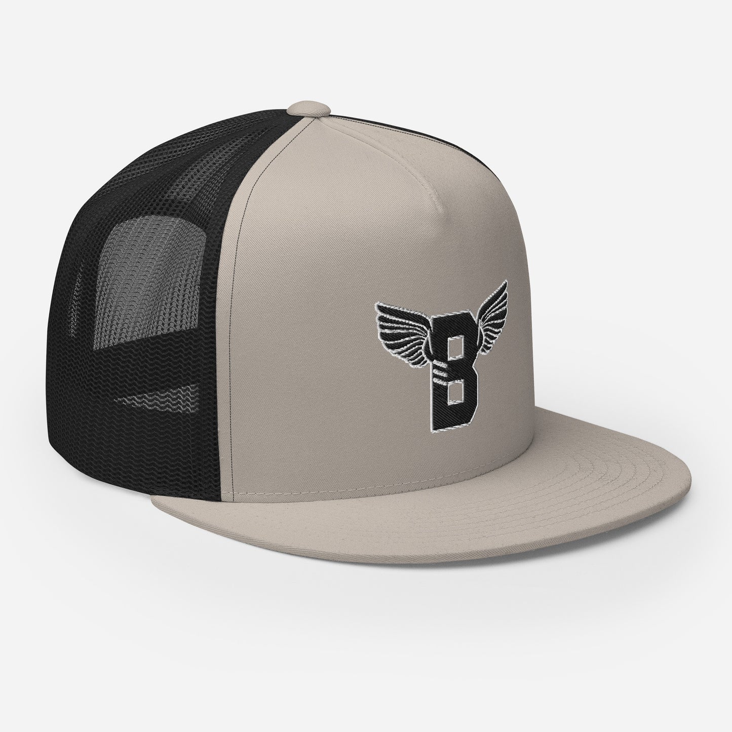 "B" IS FOR BROOKLYN - B-WING MESH SNAPBACK (BLACK STITCH)