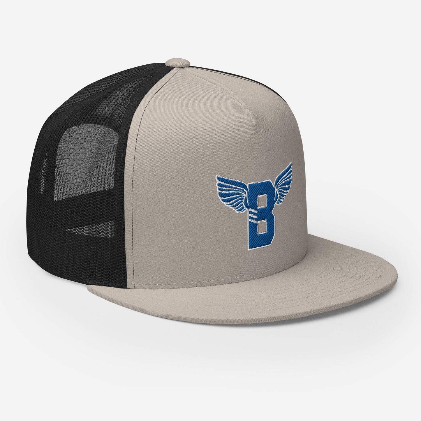 "B" IS FOR BROOKLYN - B-WING MESH SNAPBACK (ROYALE BLUE STITCH)