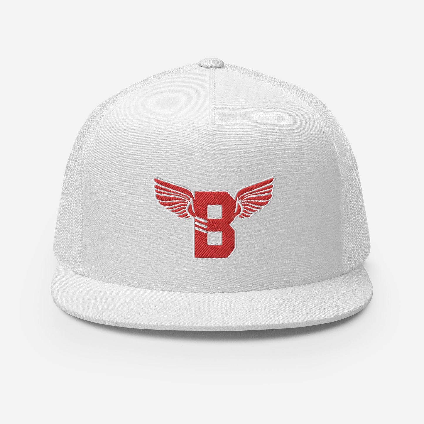 "B" IS FOR BROOKLYN - B-WING MESH SNAPBACK (RED STITCH)