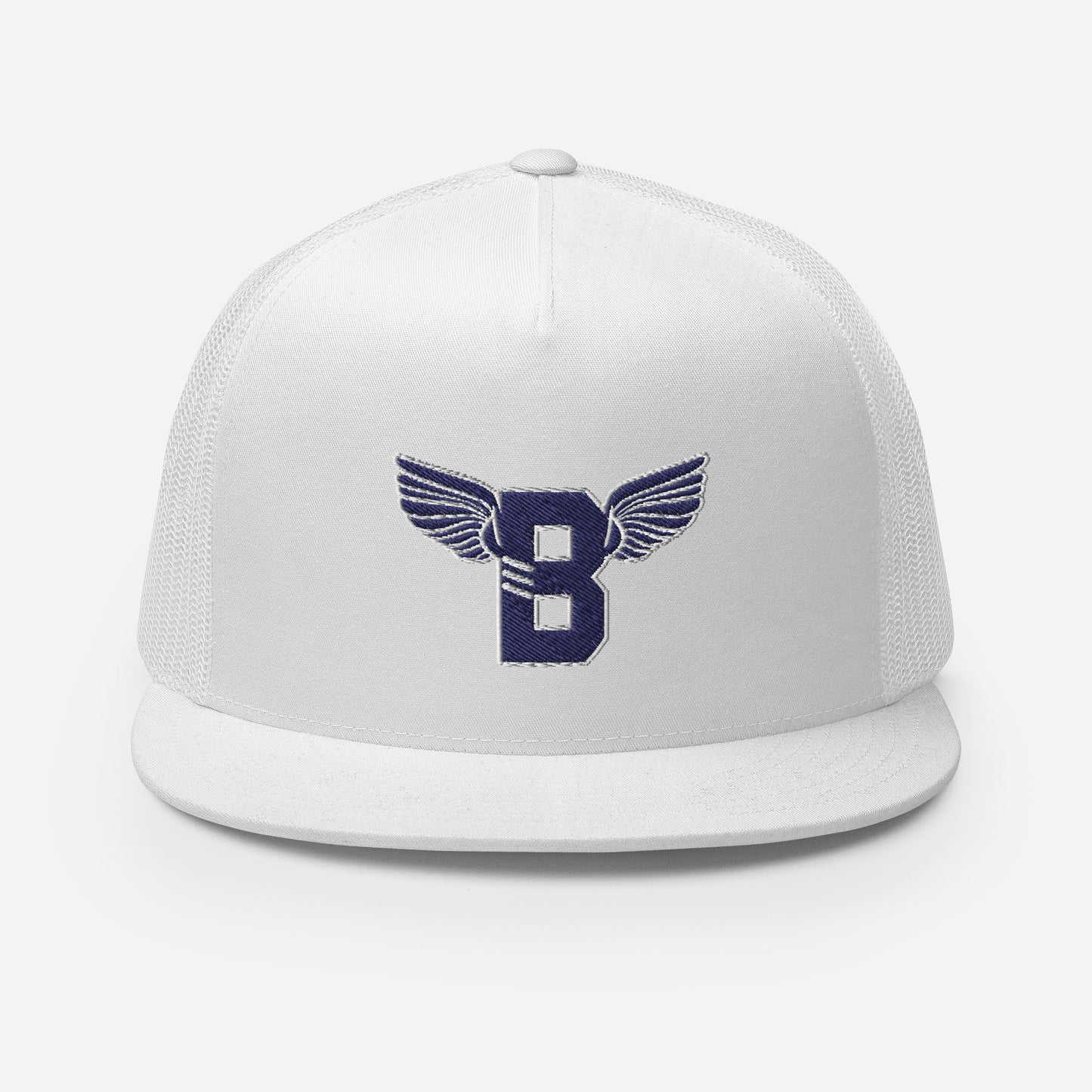 "B" IS FOR BROOKLYN - B-WING MESH SNAPBACK (NAVY BLUE STITCH)