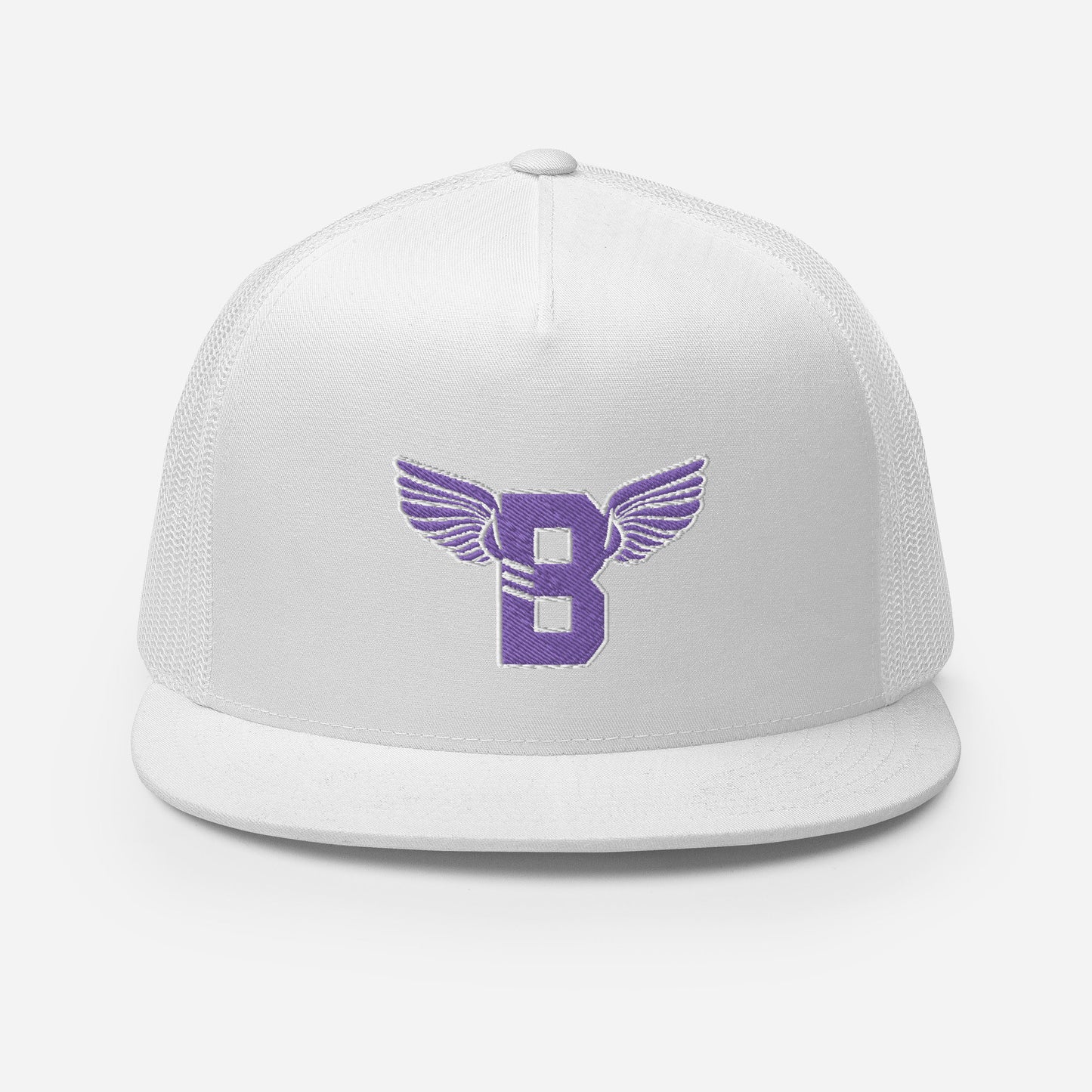 "B" IS FOR BROOKLYN - B-WING MESH SNAPBACK (PURPLE STITCH)