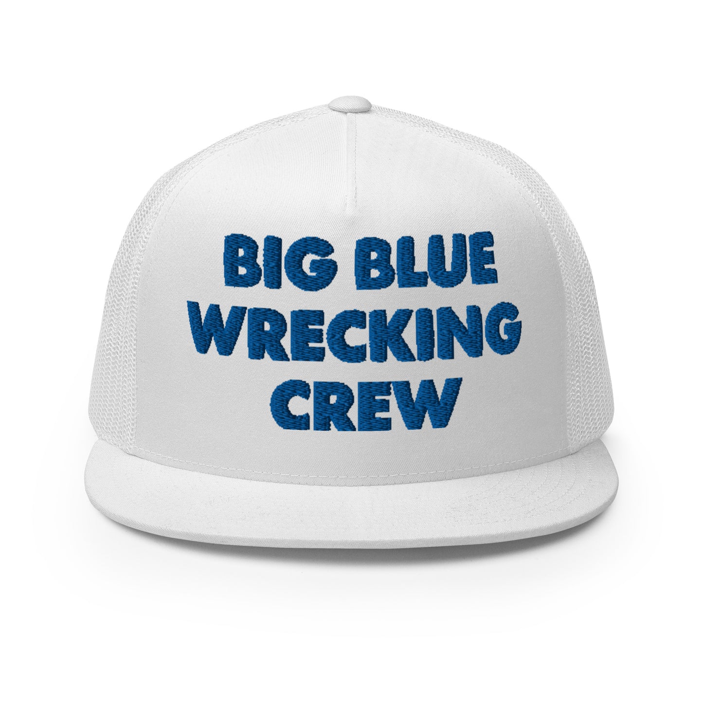 BIG BLUE WRECKING CREW MESH SNAPBACK