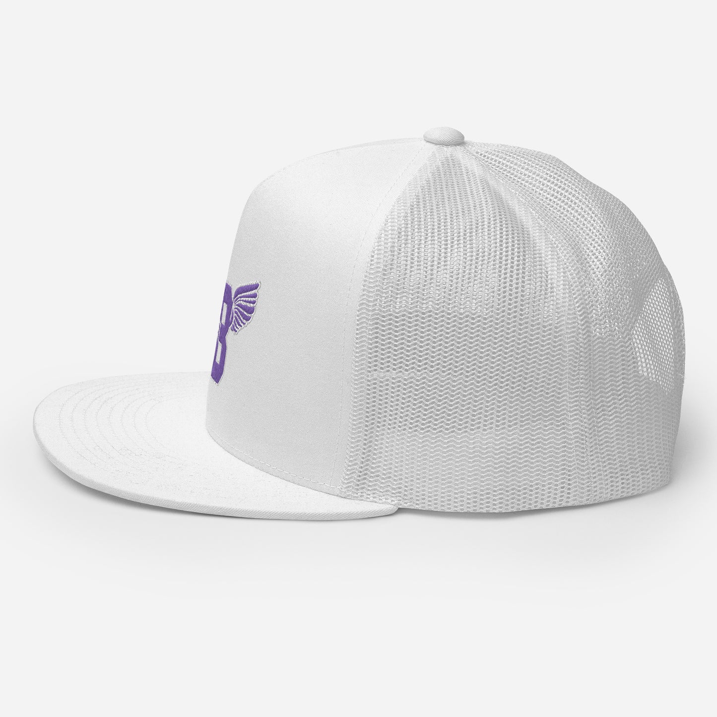 "B" IS FOR BROOKLYN - B-WING MESH SNAPBACK (PURPLE STITCH)