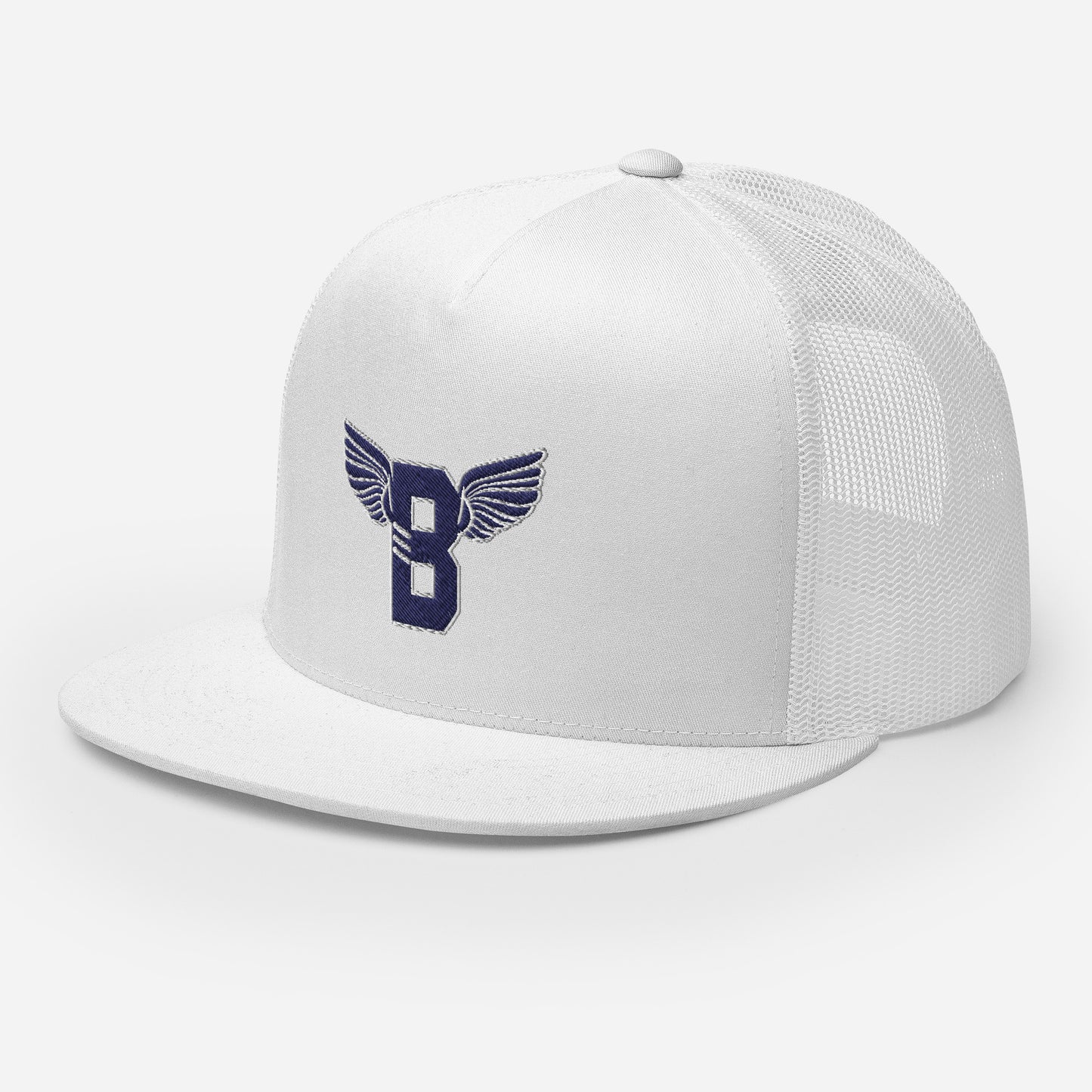 "B" IS FOR BROOKLYN - B-WING MESH SNAPBACK (NAVY BLUE STITCH)