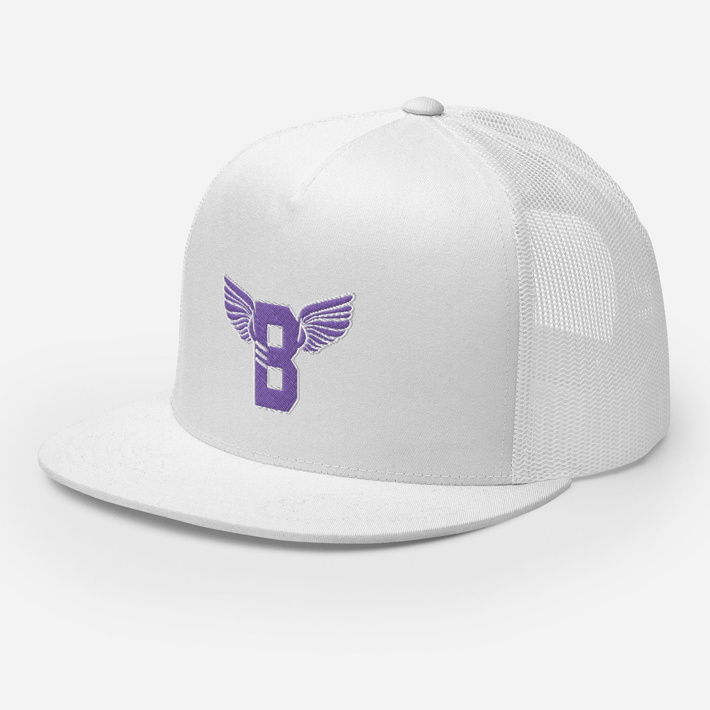 "B" IS FOR BROOKLYN - B-WING MESH SNAPBACK (PURPLE STITCH)