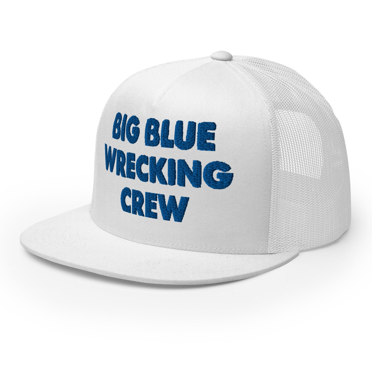 BIG BLUE WRECKING CREW MESH SNAPBACK