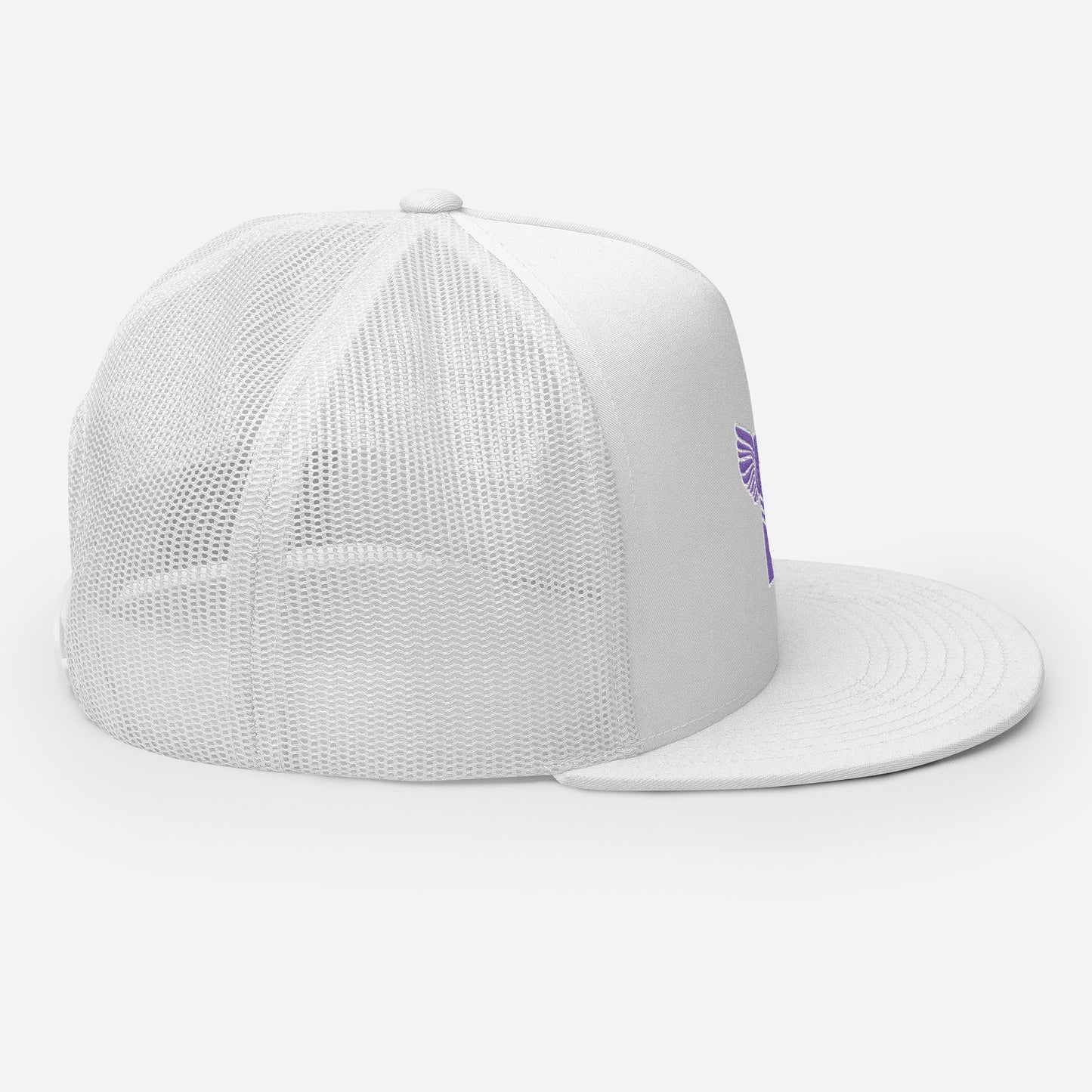 "B" IS FOR BROOKLYN - B-WING MESH SNAPBACK (PURPLE STITCH)