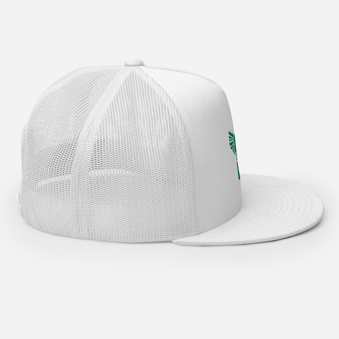 "B" IS FOR BROOKLYN - B-WING MESH SNAPBACK (KELLY GREEN STITCH)