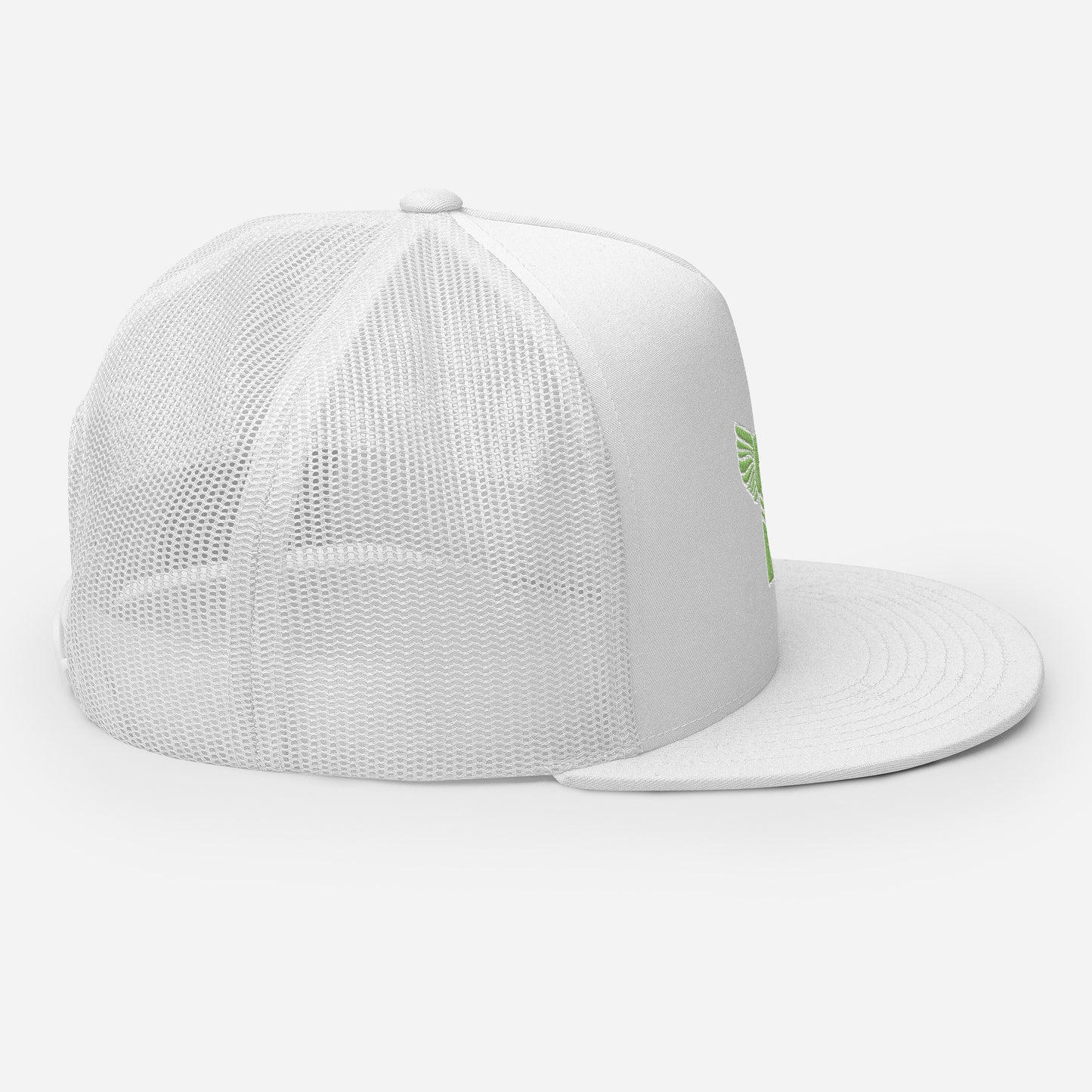 "B" IS FOR BROOKLYN - B-WING MESH SNAPBACK (KIWI GREEN STITCH)