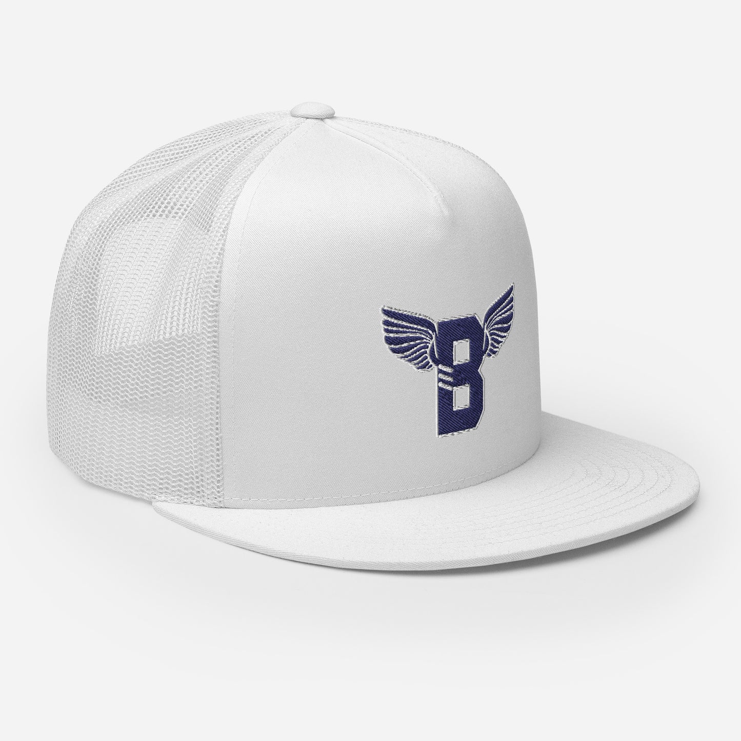 "B" IS FOR BROOKLYN - B-WING MESH SNAPBACK (NAVY BLUE STITCH)