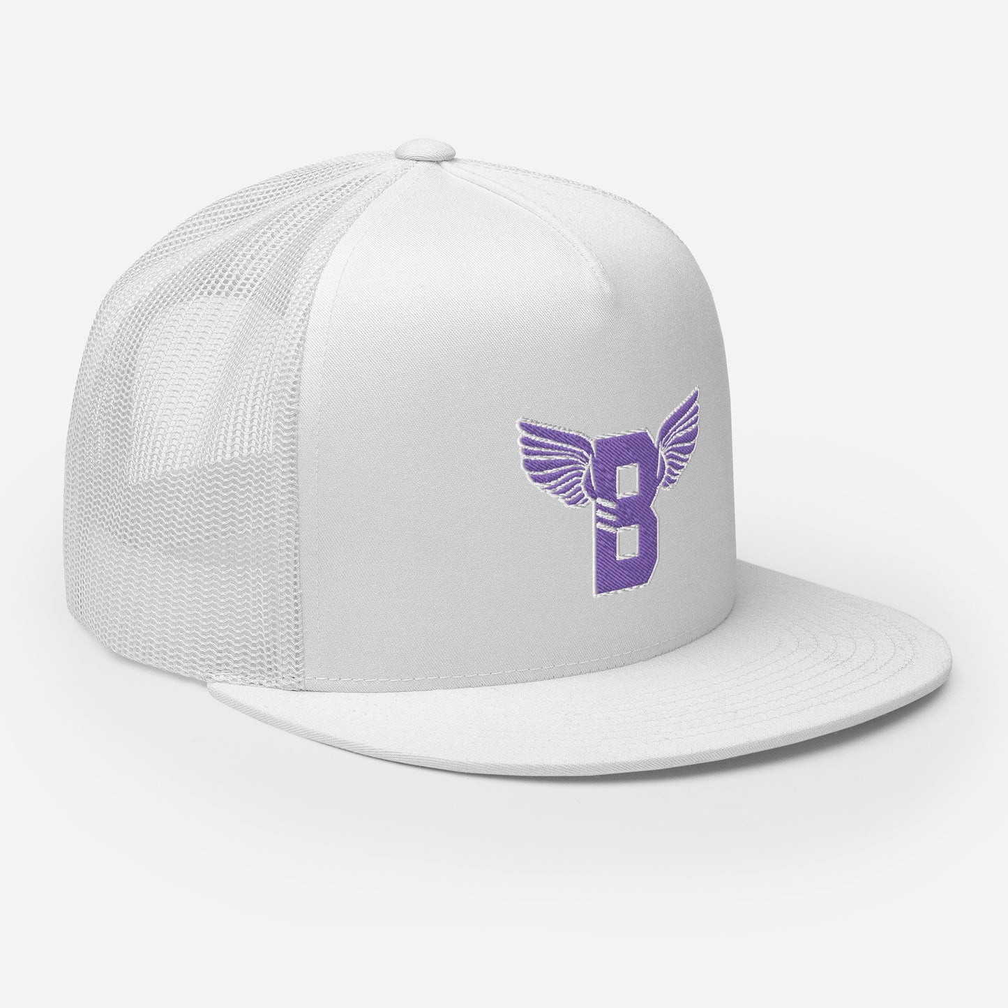 "B" IS FOR BROOKLYN - B-WING MESH SNAPBACK (PURPLE STITCH)