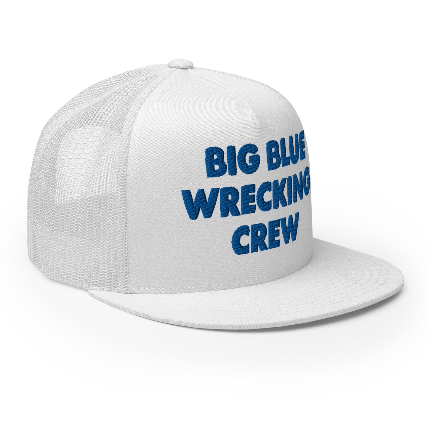 BIG BLUE WRECKING CREW MESH SNAPBACK