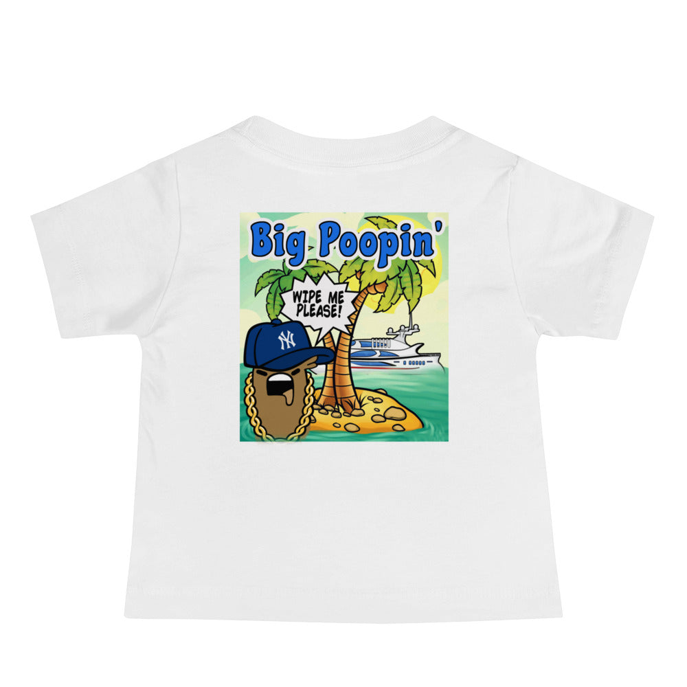 BIG POOPIN BABY TEE (SIZES 6M-24M)