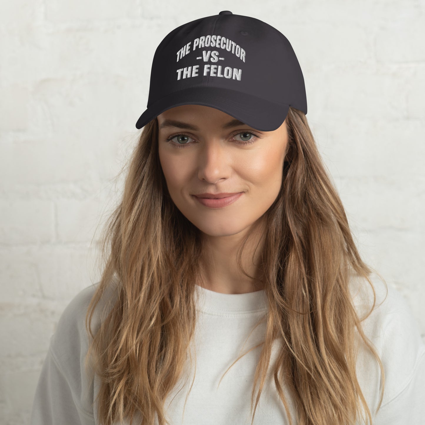 MALA: THE PROSECUTOR VS THE FELON DAD HAT (WHITE)