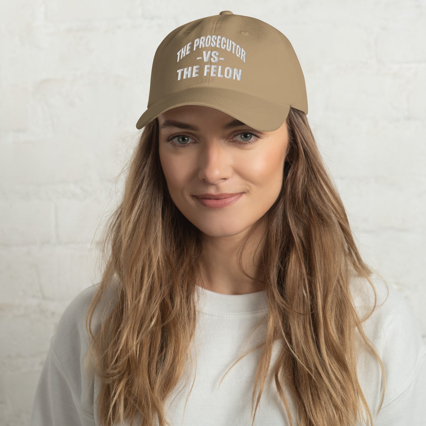 MALA: THE PROSECUTOR VS THE FELON DAD HAT (WHITE)