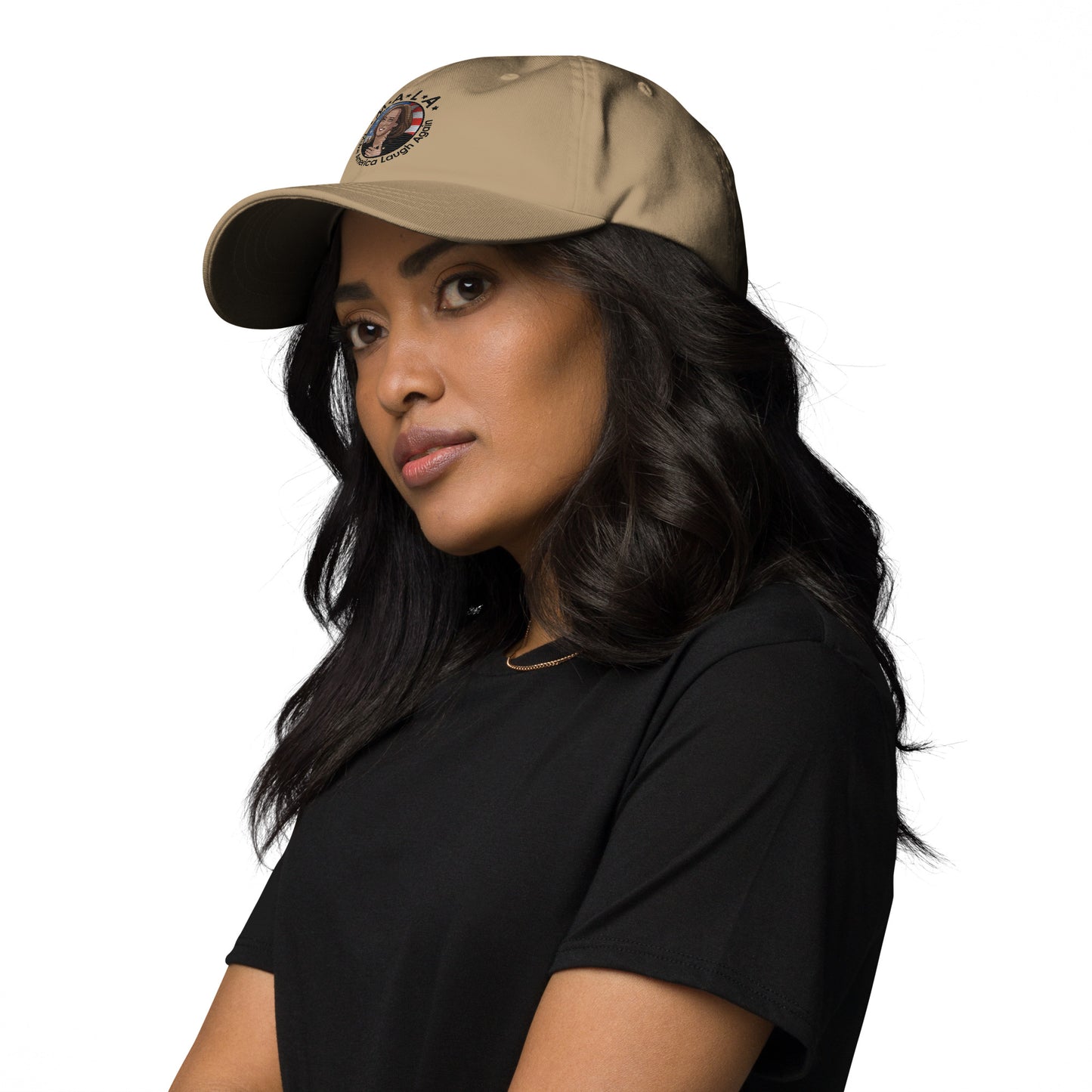 MALA: MAKE AMERICA LAUGH AGAIN COOKIE DAD HAT (BLACK)