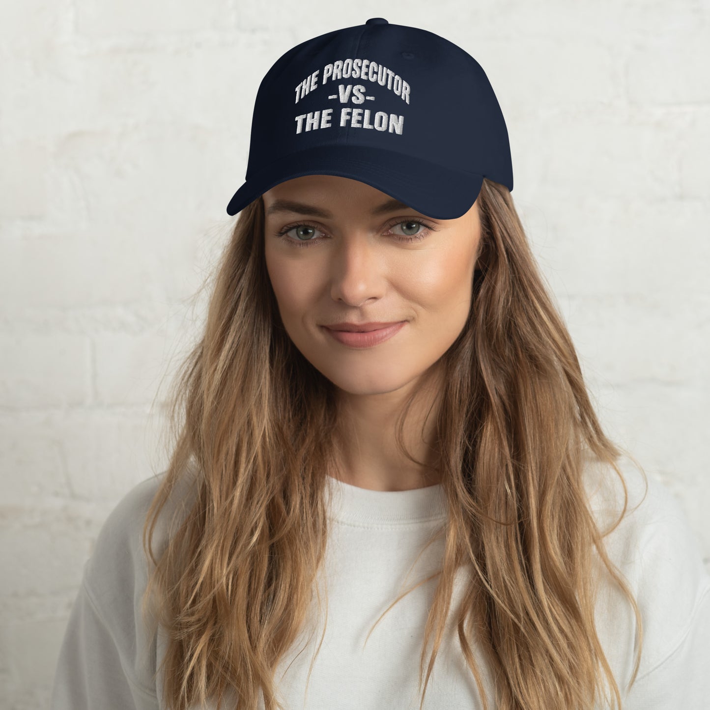 MALA: THE PROSECUTOR VS THE FELON DAD HAT (WHITE)