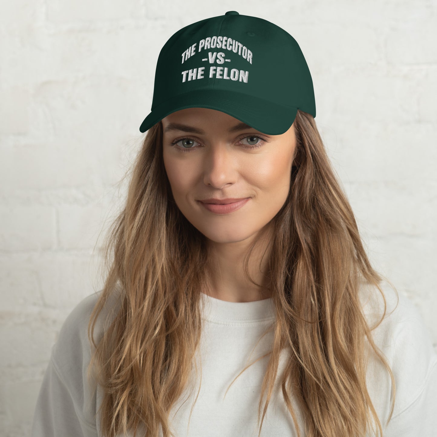 MALA: THE PROSECUTOR VS THE FELON DAD HAT (WHITE)