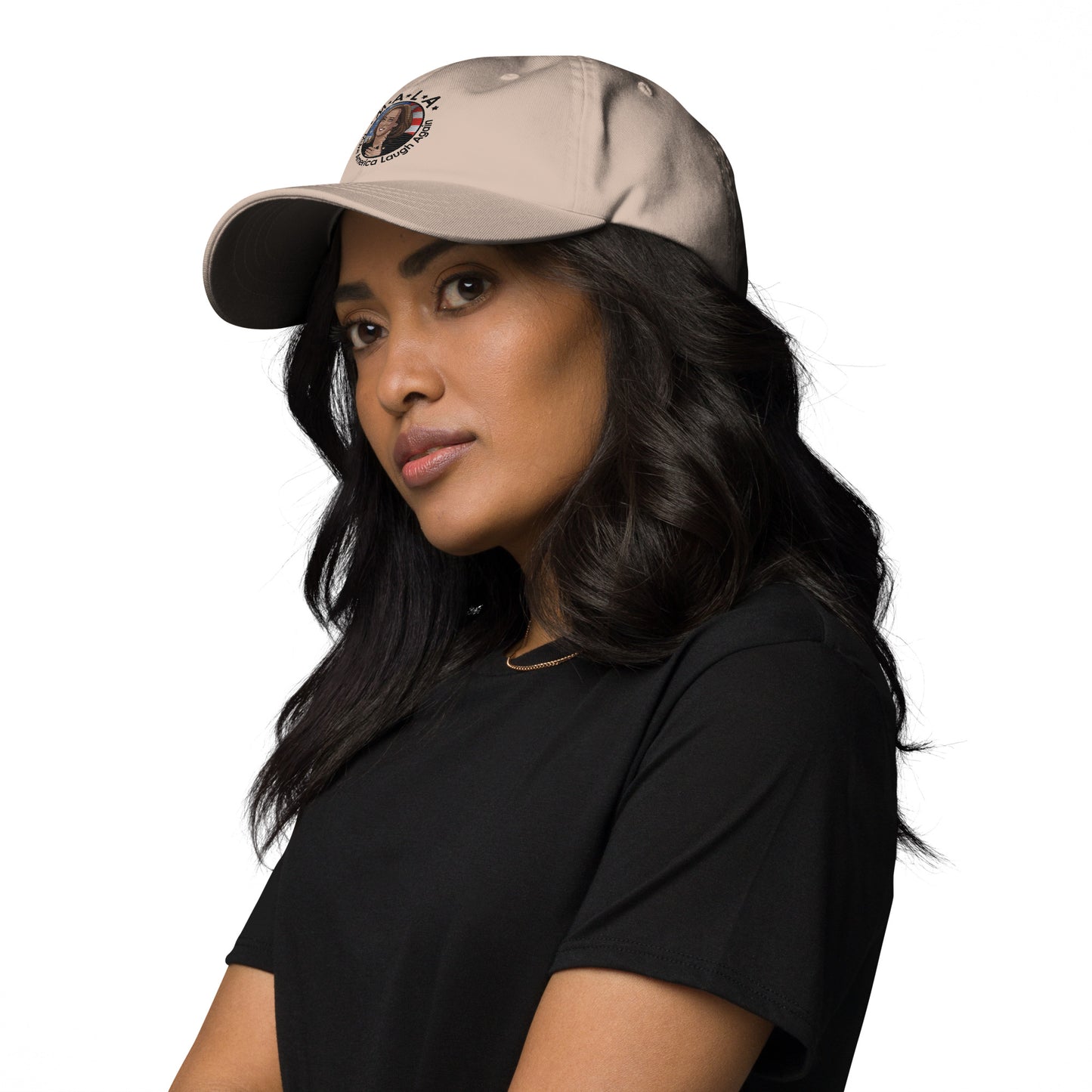 MALA: MAKE AMERICA LAUGH AGAIN COOKIE DAD HAT (BLACK)