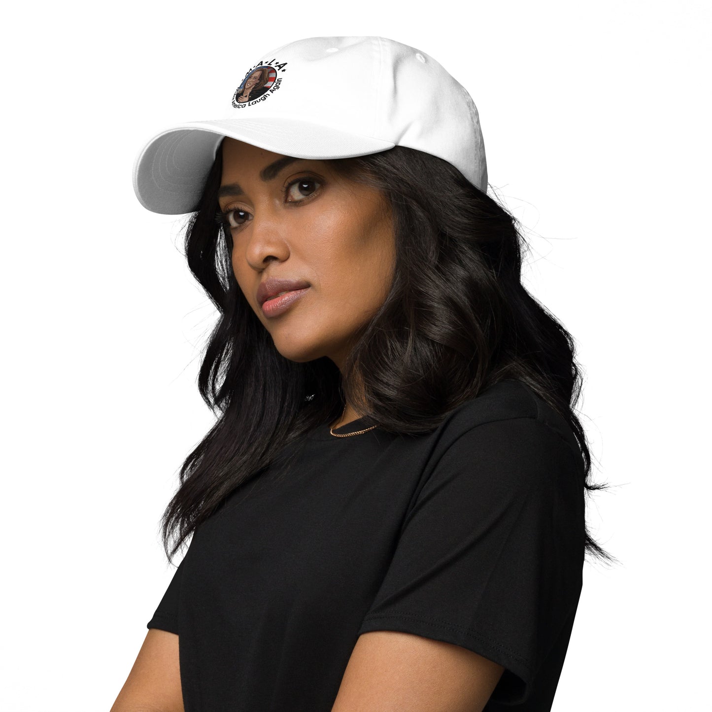 MALA: MAKE AMERICA LAUGH AGAIN COOKIE DAD HAT (BLACK)