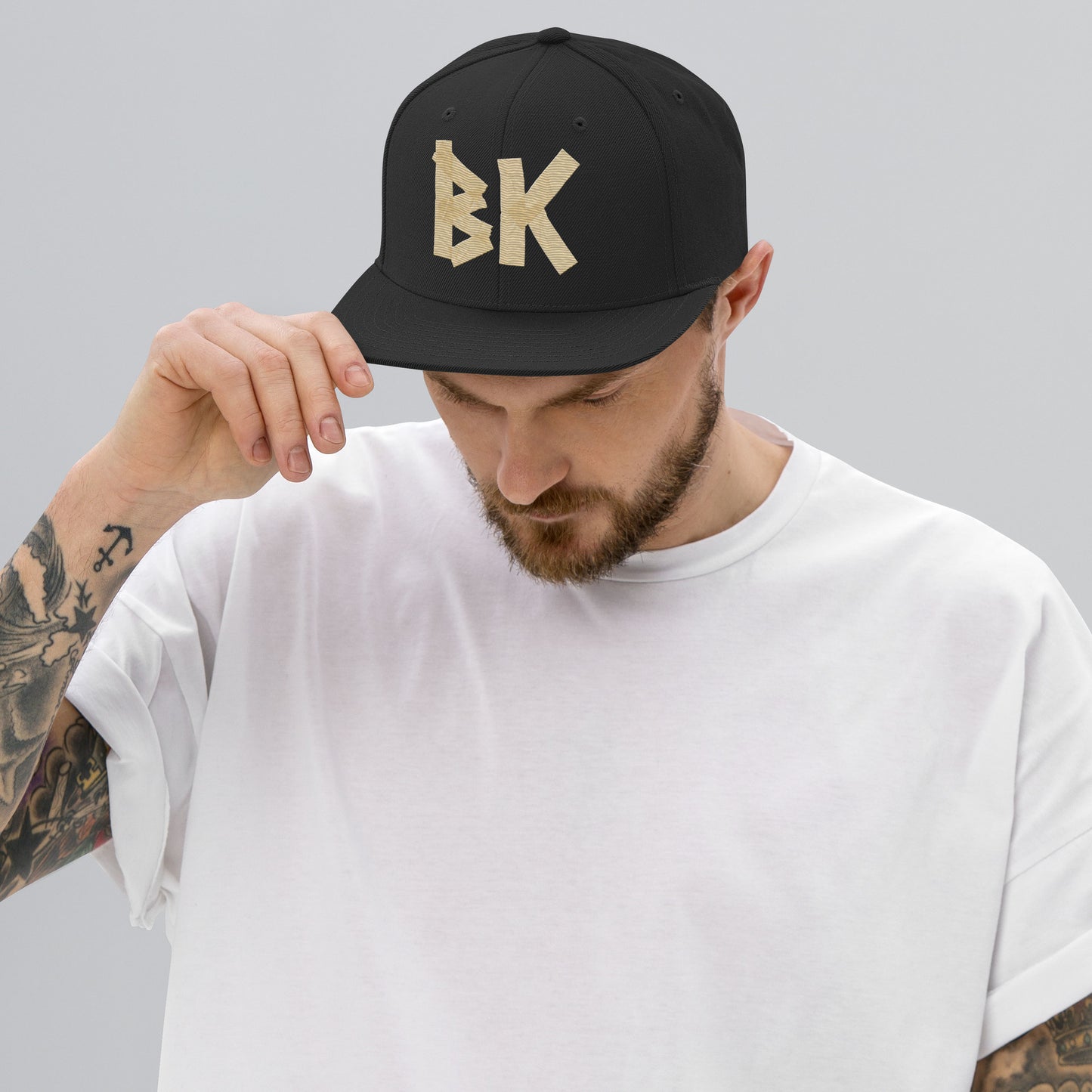 BK "MASK & TAPE" SNAPBACK HAT