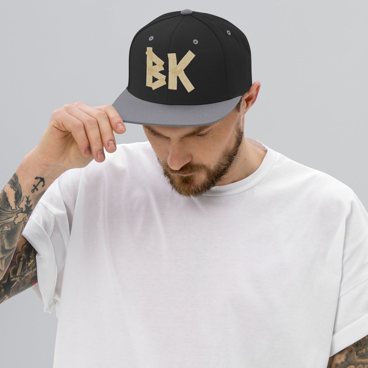 BK "MASK & TAPE" SNAPBACK HAT