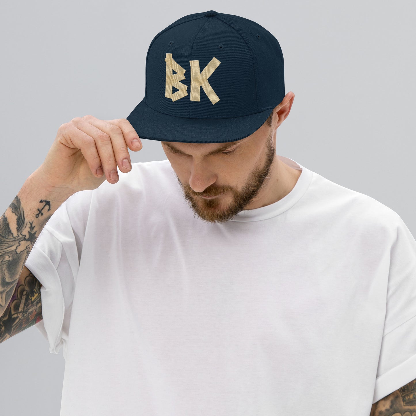 BK "MASK & TAPE" SNAPBACK HAT