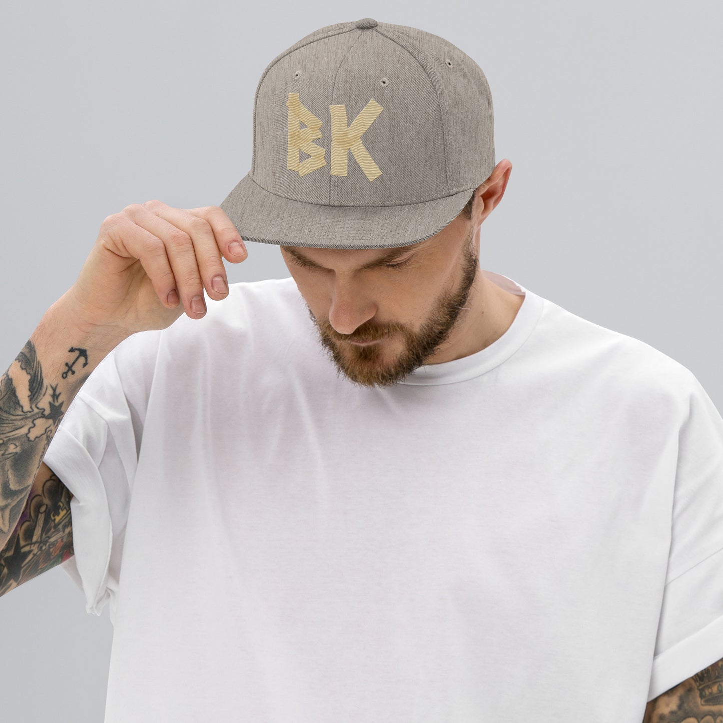 BK "MASK & TAPE" SNAPBACK HAT