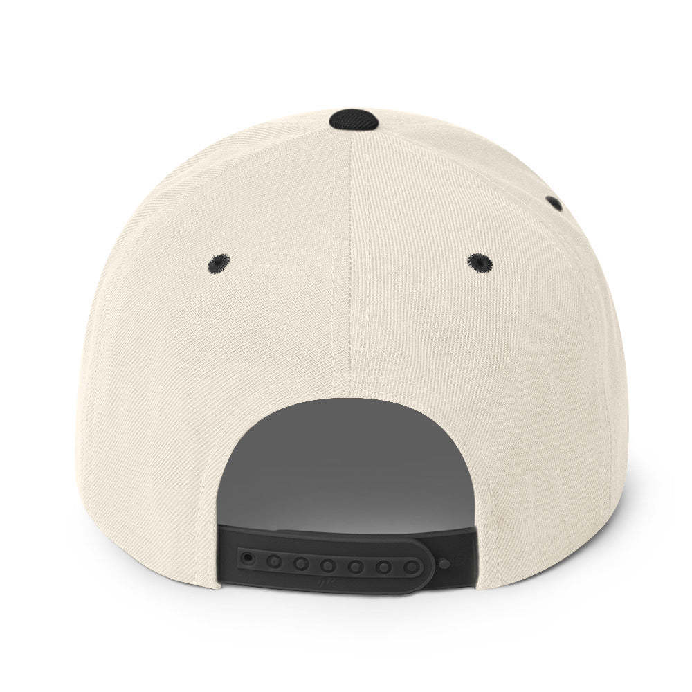 BROOKLYN ANARCHY SNAPBACK HAT (WHITE)