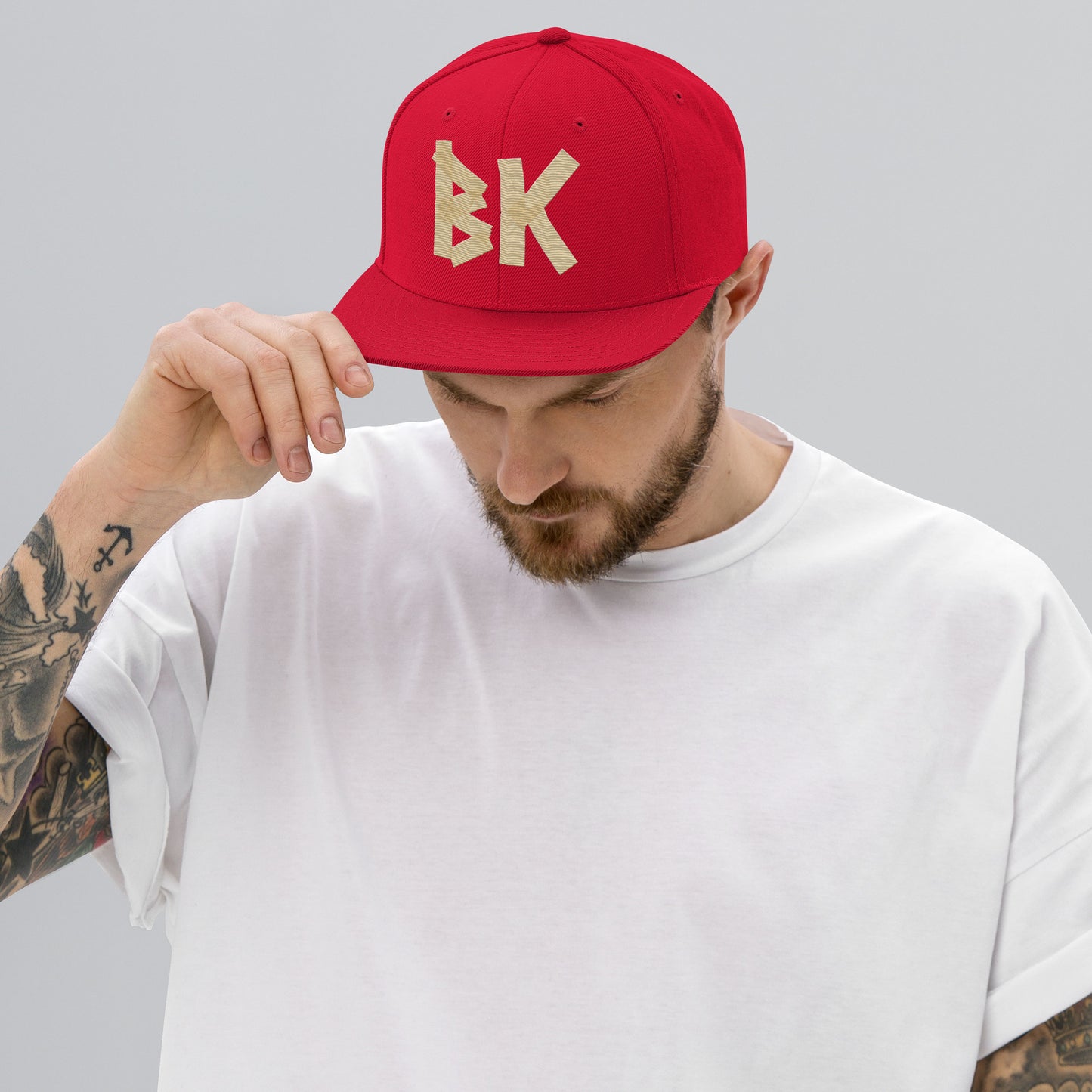 BK "MASK & TAPE" SNAPBACK HAT